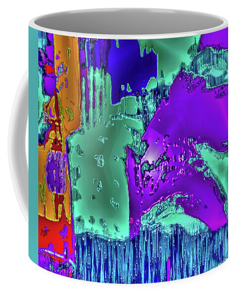 Abstract Coffee Mug featuring the photograph Color Magic by Gina O'Brien