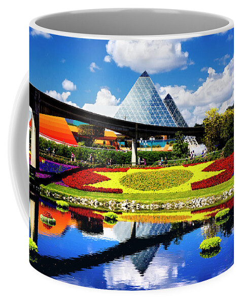 Epcot Coffee Mug featuring the photograph Color of Imagination by Greg Fortier