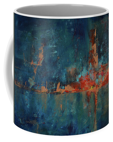 Acrylic Coffee Mug featuring the painting Color Theory by Lee Beuther