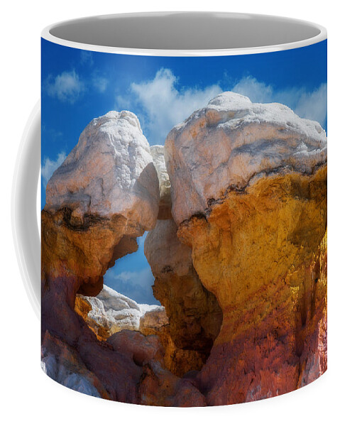 Sandstone Coffee Mug featuring the photograph Colorado Gold Mine by Darren White