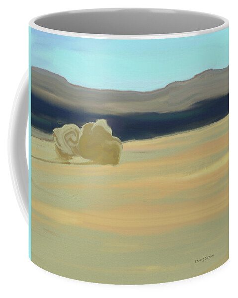 Abstract Coffee Mug featuring the painting Colorado in October by Lenore Senior