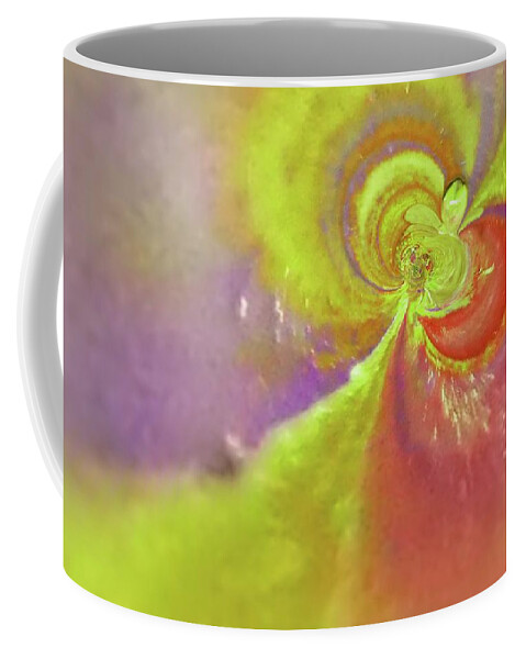 Abstract Coffee Mug featuring the photograph Colored Abstract by Jeff Swan