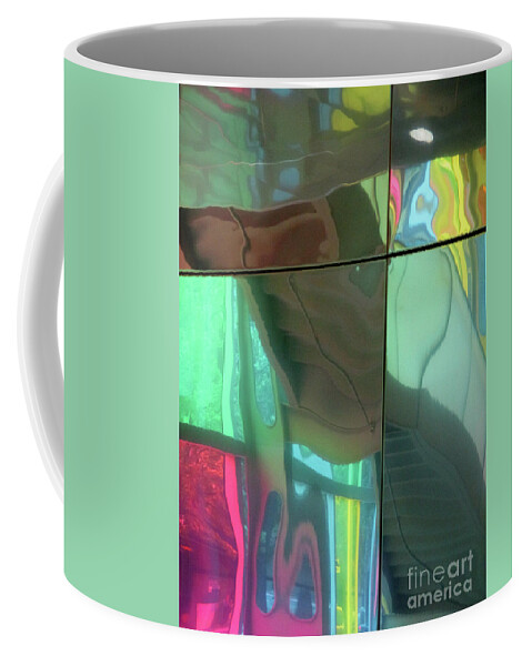 Montreal Coffee Mug featuring the photograph Colored Glass 14 by Randall Weidner