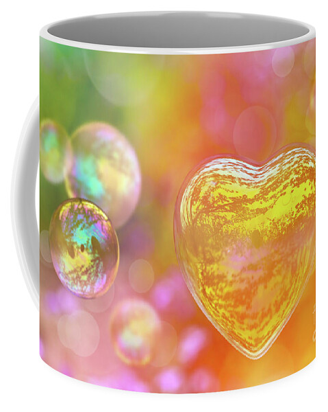 Valentine Love soap bubble Coffee Mug by Delphimages Photo Creations -  Pixels