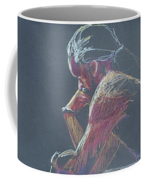  Coffee Mug featuring the painting Colored Pencil Sketch by Barbara Pease