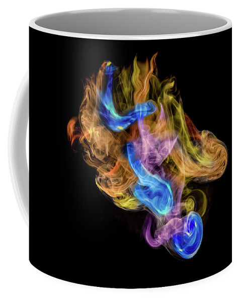 Smoke Coffee Mug featuring the photograph Colored Vapors by Rikk Flohr