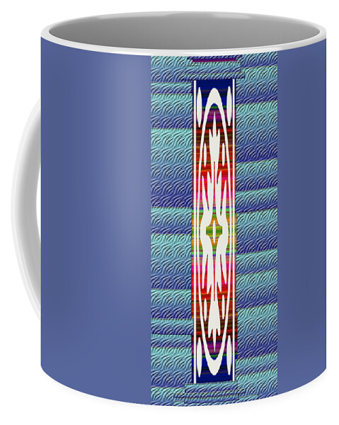 Colorful Abstract Coffee Mug featuring the digital art Colorful Abstract 13 by Aimee L Maher ALM GALLERY