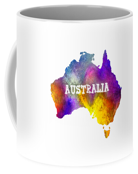 Digital Art Coffee Mug featuring the photograph Colorful Australia by Kaye Menner
