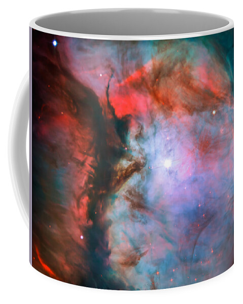 The Universe Coffee Mug featuring the photograph Colorful Miniature Orion Nebula by Jennifer Rondinelli Reilly - Fine Art Photography