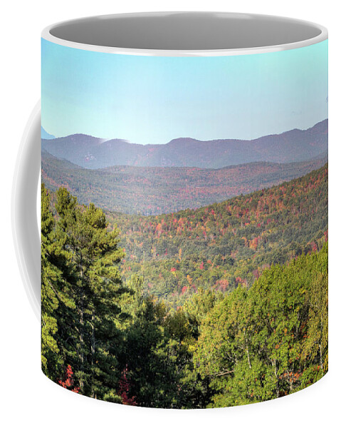 Casco Coffee Mug featuring the photograph Colorful mountains by Jane Luxton