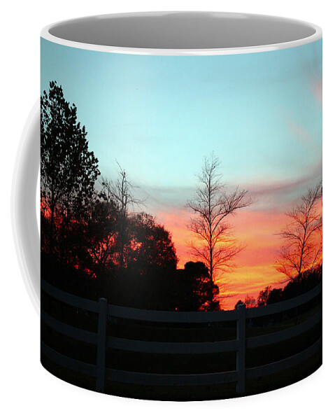 Sun Coffee Mug featuring the photograph Colorful Sky by Cynthia Guinn