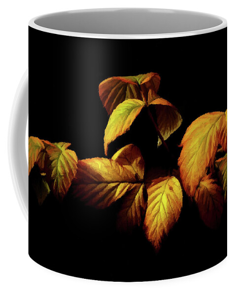 Autumn Coffee Mug featuring the painting Colors of Autumn Memories by David Dehner