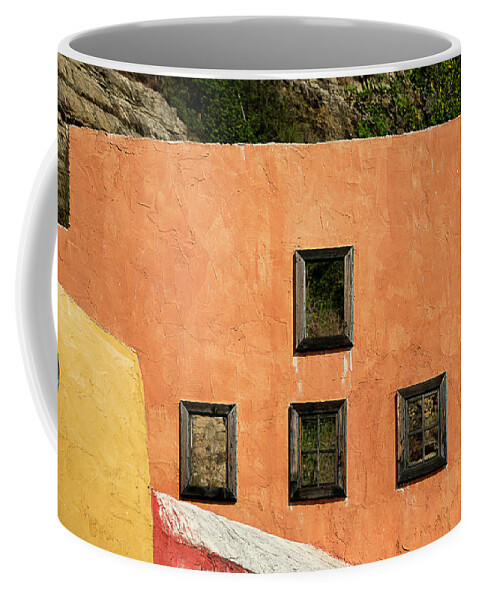 Enrico Pelos Coffee Mug featuring the photograph COLORS Of LIGURIA HOUSES 1 - ALASSIO by Enrico Pelos