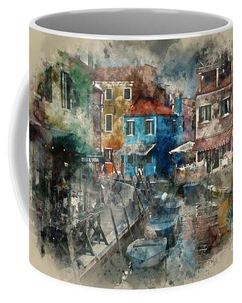 2017 Coffee Mug featuring the photograph Colourful Burano by Jack Torcello