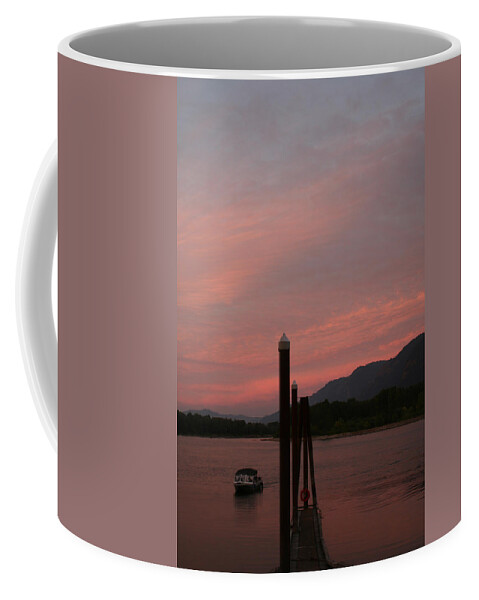 Columbia Coffee Mug featuring the photograph Columbia Dusk by Dylan Punke