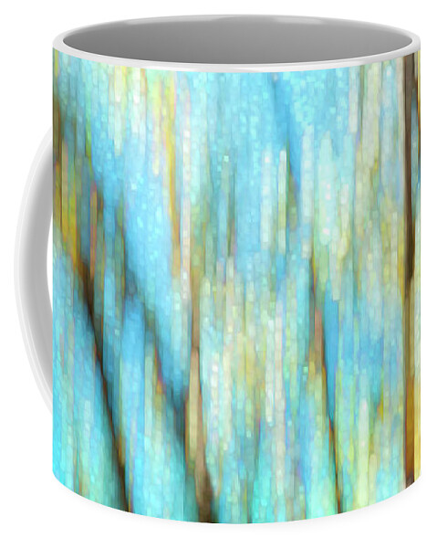 Abstract Coffee Mug featuring the photograph Columbia River Abstract by Theresa Tahara