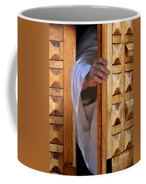 Christ Coffee Mug featuring the digital art Come by Bill Stephens