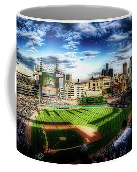 Comerica Park Coffee Mug featuring the photograph Comerica Park, Detroit by Mountain Dreams