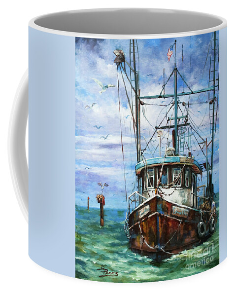 New Orleans Art Coffee Mug featuring the painting Coming Home by Dianne Parks