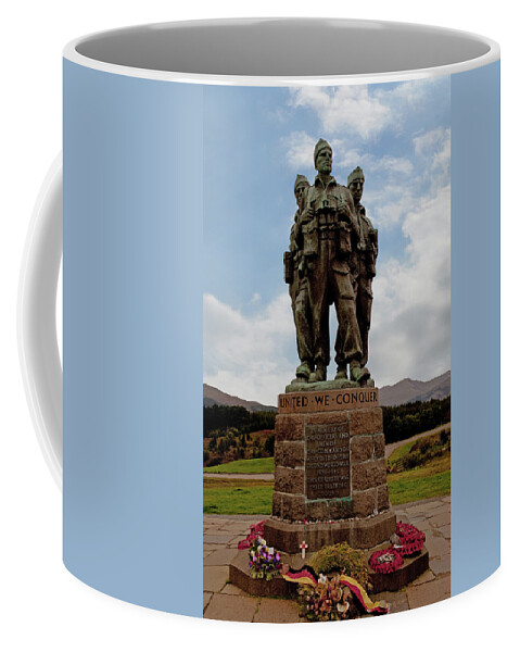 Commando Memorial Coffee Mug featuring the photograph Commando Memorial 2 by Chris Thaxter