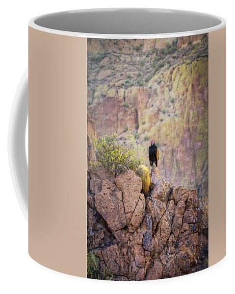 Arizona Coffee Mug featuring the photograph Company For Sunrise by Saija Lehtonen
