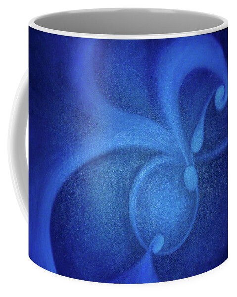Surreal Coffee Mug featuring the painting Conception by Lynn Buettner