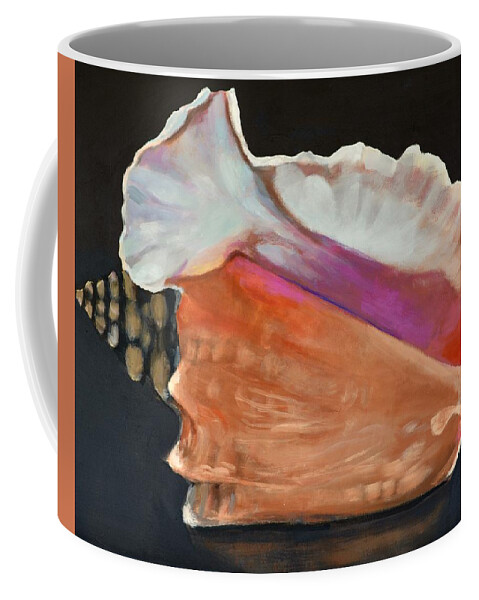 Walt Maes Coffee Mug featuring the painting Conch by Walt Maes