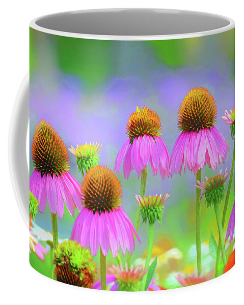 Cone Flowers Coffee Mug featuring the photograph Coneflowers by Rodney Campbell