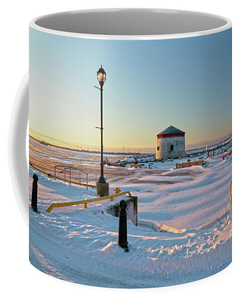 Winter Coffee Mug featuring the photograph Confederation Harbor in Winter by Jim Vance
