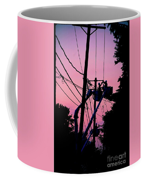 Photography Coffee Mug featuring the photograph Connections by Frank J Casella