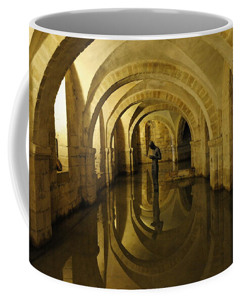 Antony Gormley Coffee Mug featuring the photograph Contemplation by Susie Rieple