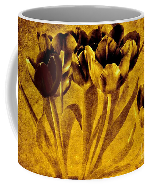 Photo Coffee Mug featuring the painting Contemporary Tulips by Marsha Heiken