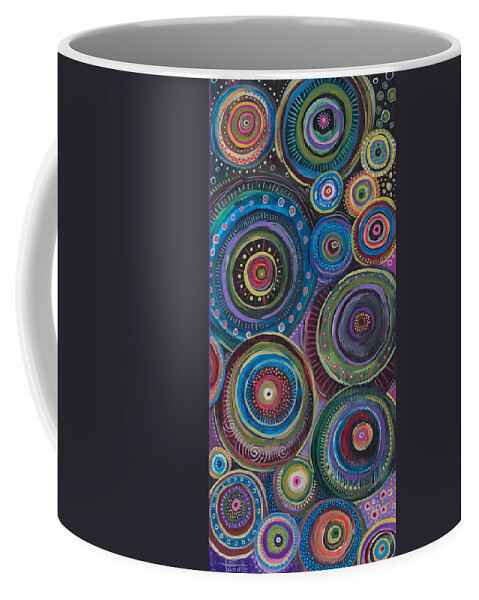 Continuum Coffee Mug featuring the painting Continuum by Tanielle Childers