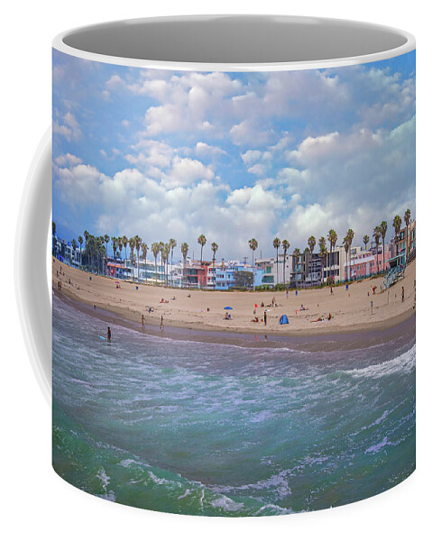 Venice Beach Coffee Mug featuring the photograph Cool Down on the Coast by Lynn Bauer