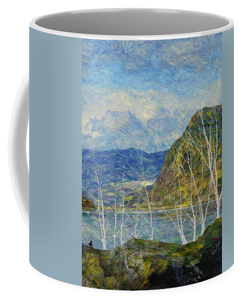 Landscape Coffee Mug featuring the photograph Cooney Bay by Ed Hall