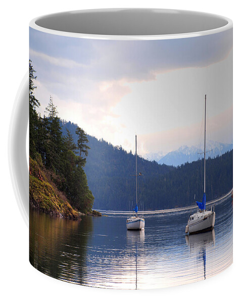 Anchor Coffee Mug featuring the photograph Cooper's Cove 1 by Randy Hall