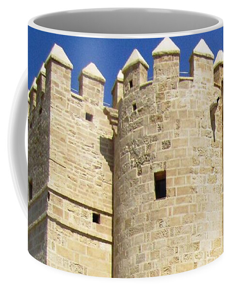 Cordoba Coffee Mug featuring the photograph Cordoba Ancient Castle III Spain by John Shiron