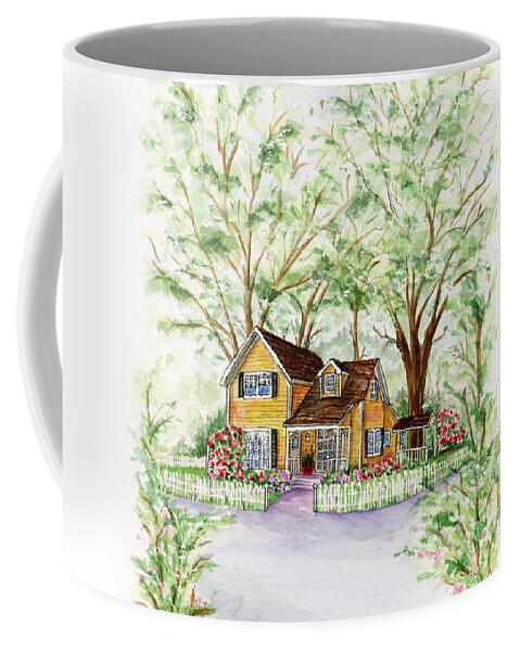 Ashland Coffee Mug featuring the painting Corner Charmer by Lori Taylor