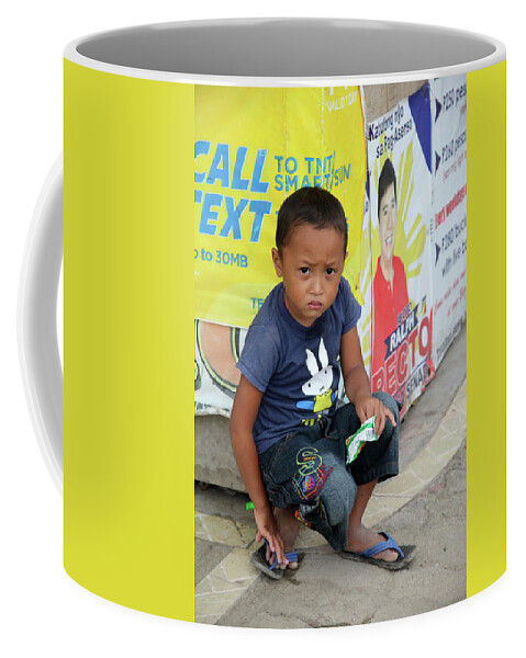 Mati Coffee Mug featuring the photograph Cornered Again By My Life Here by Jez C Self