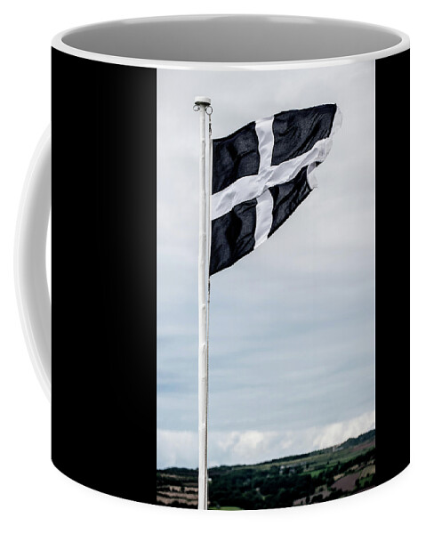 Helen Northcott Coffee Mug featuring the photograph Cornish Flag iii by Helen Jackson