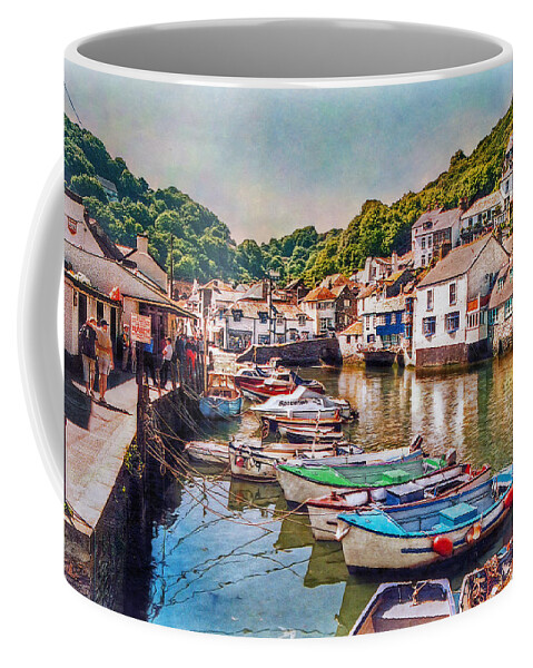Polperro Coffee Mug featuring the photograph Cornish Smuggler Jewel by Hanny Heim