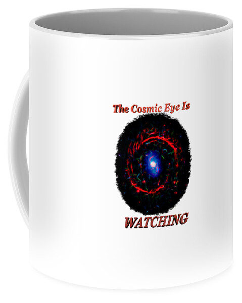 Abstract Coffee Mug featuring the photograph Cosmic Eye 2 by John M Bailey