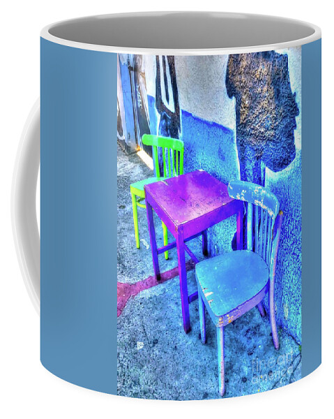 Chairs Coffee Mug featuring the photograph Take a Seat by Debbi Granruth