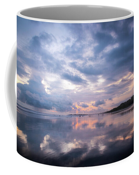 Beach Coffee Mug featuring the Costa Rican Sunset by David Morefield