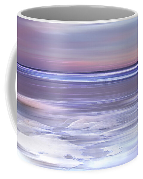 Evie Coffee Mug featuring the photograph Cotton Candy Beach by Evie Carrier