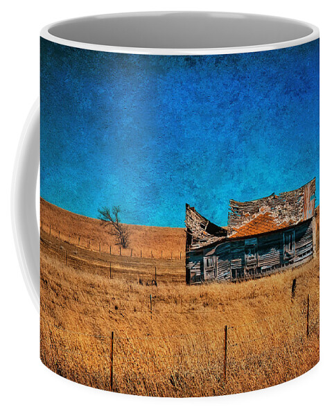 Houses Coffee Mug featuring the photograph Countryside Abandoned House by Anna Louise