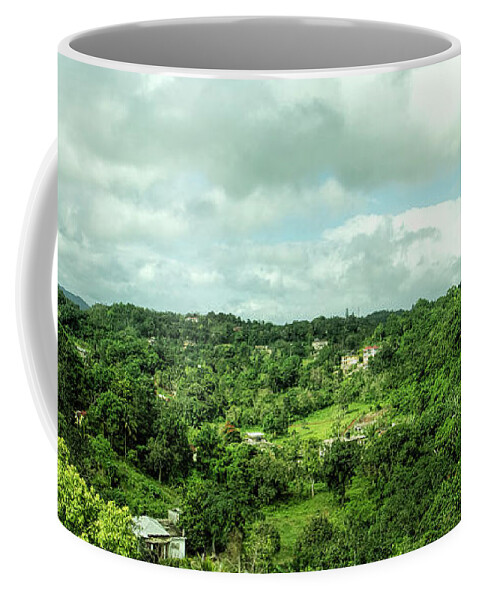 Countryside Coffee Mug featuring the photograph Countryside Outside of Brown's Town, Saint Ann, Jamaica by David Oppenheimer