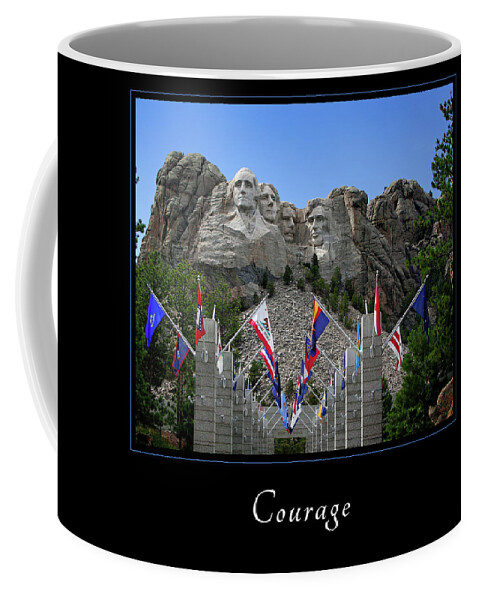 Inspiration Coffee Mug featuring the photograph Courage 1 by Mary Jo Allen