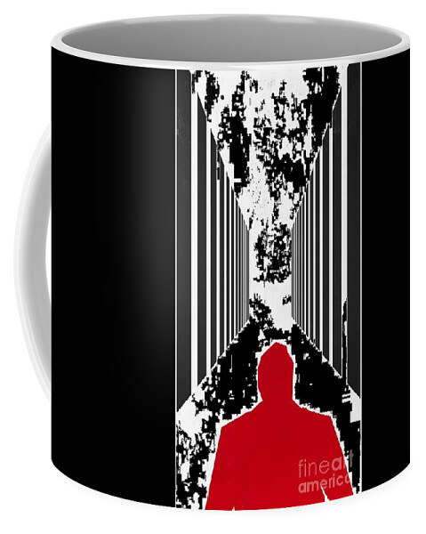 Courage To Proceed Coffee Mug featuring the painting Courage to Proceed by Archangelus Gallery