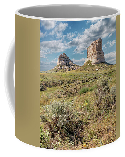 Courthouse And Jail Rocks Coffee Mug featuring the photograph Courthouse and Jail Rocks by Susan Rissi Tregoning